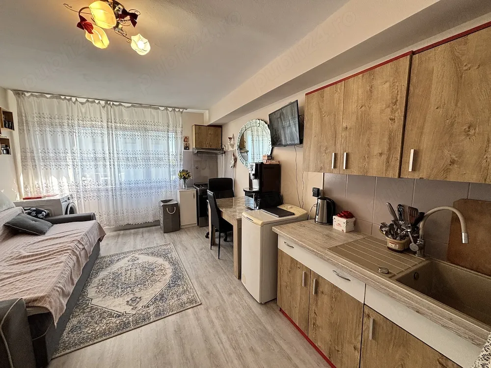 Garsonieră 24mp, complet mobilată și utilată , etaj 2 - imagine 1