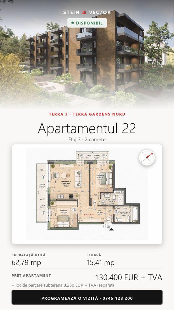Apartament 63 mp