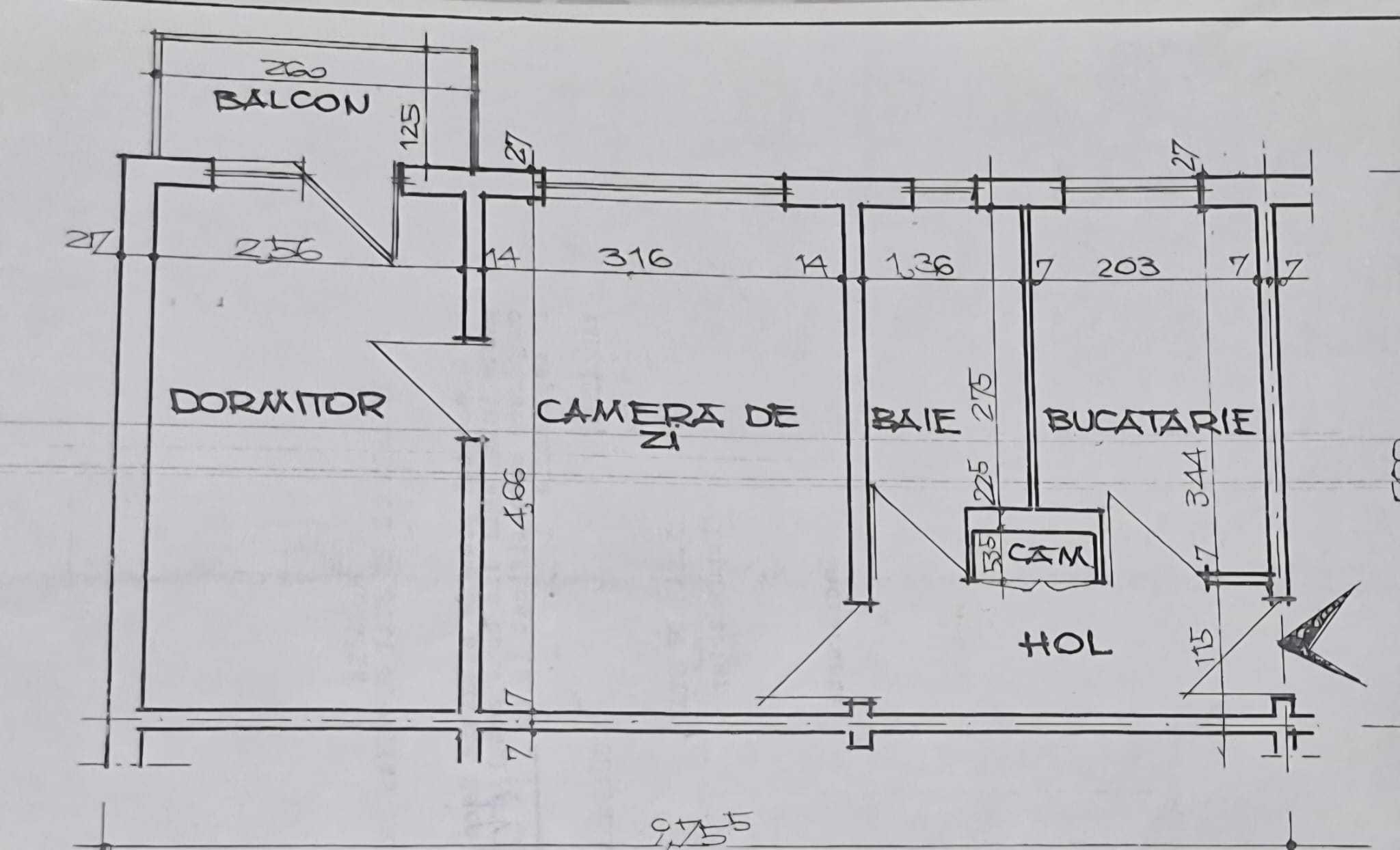 Apartament 2 camere, 48 mp, balcon, Vest I - Aleea Strejnic - imagine 1