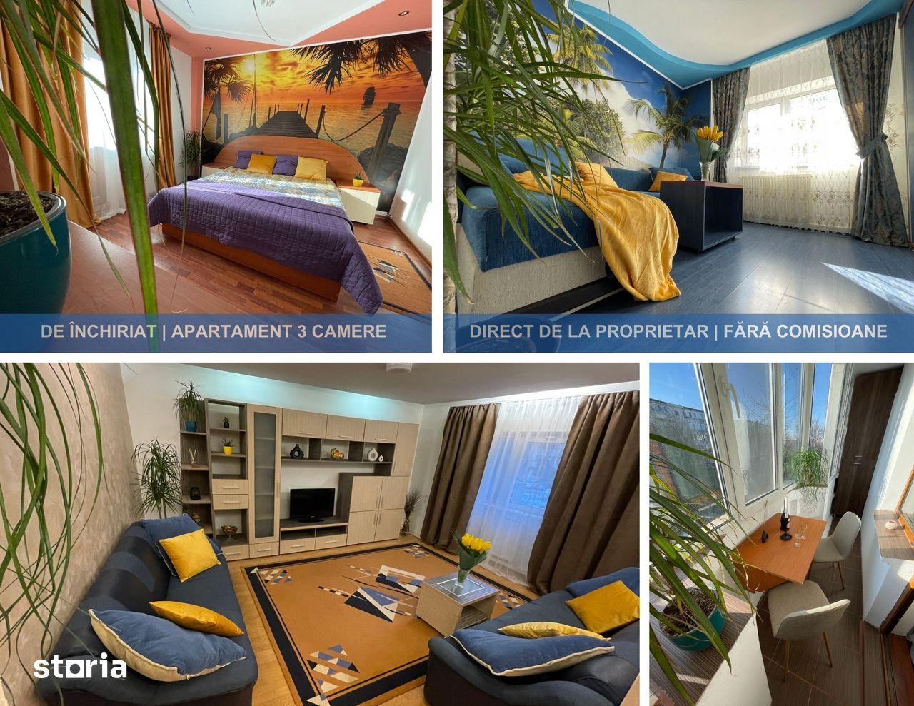 Închiriere apartament 3 camere - atmosferă de vacanță