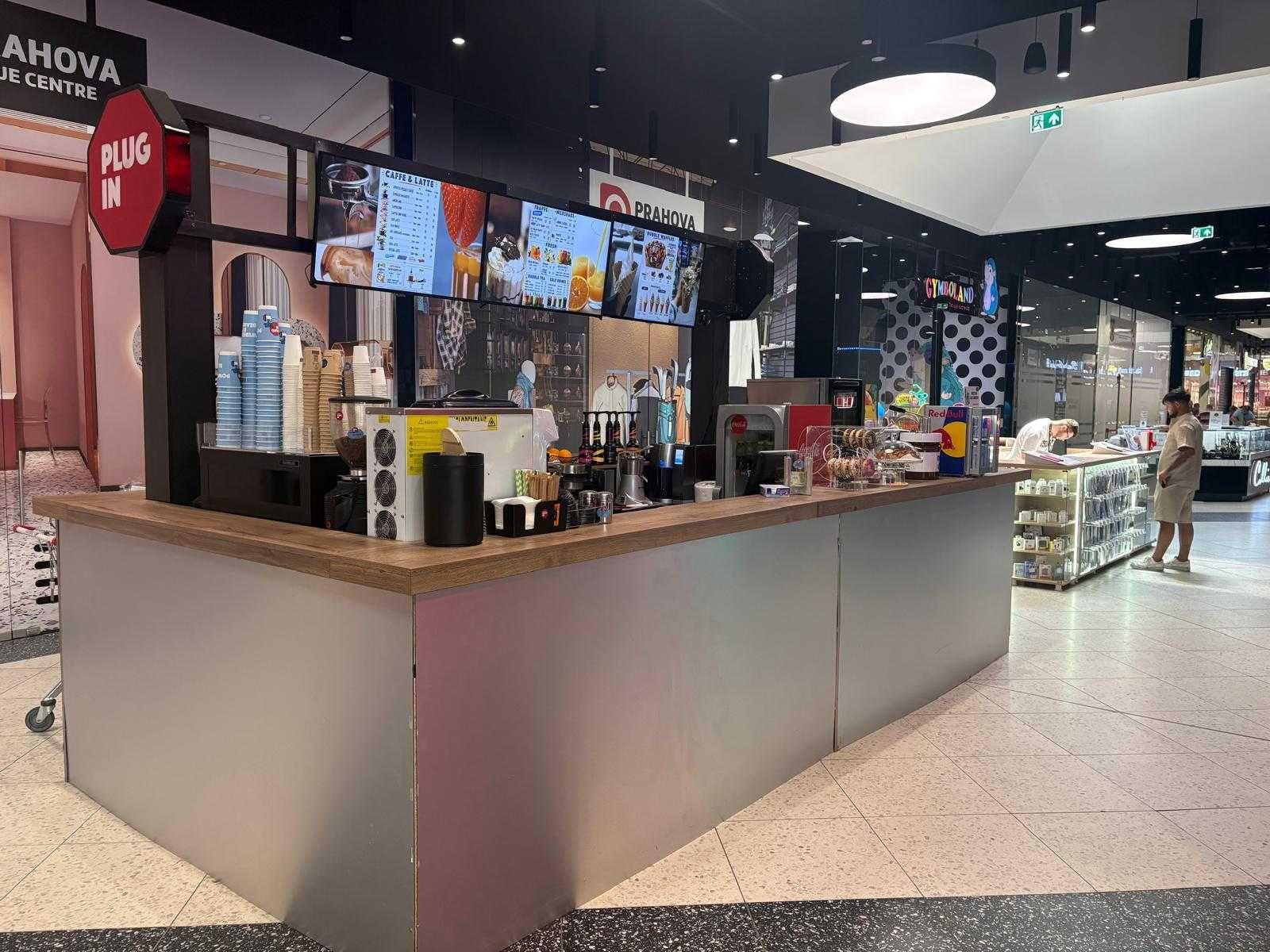 Vând insulă cafenea to-go complet echipată -Prahova Value Center