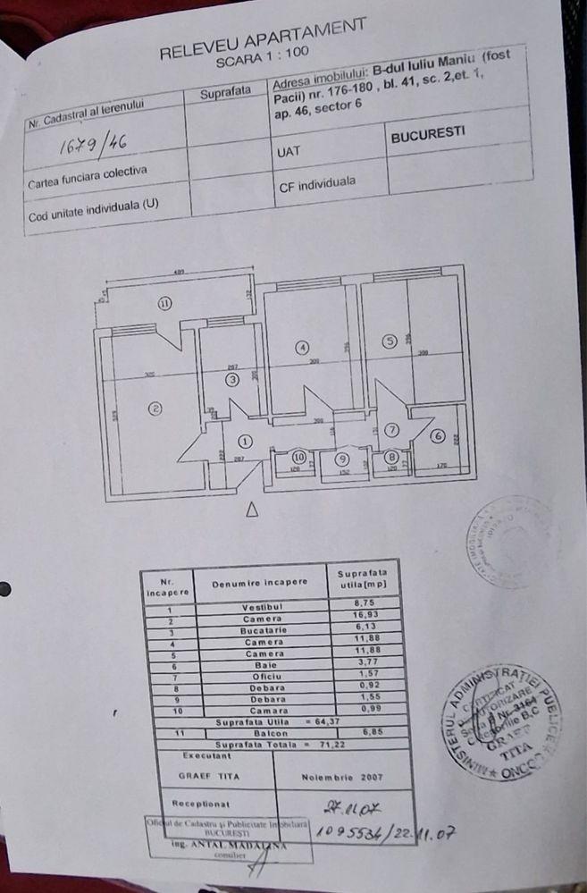 Apartament 3 camere, Militari