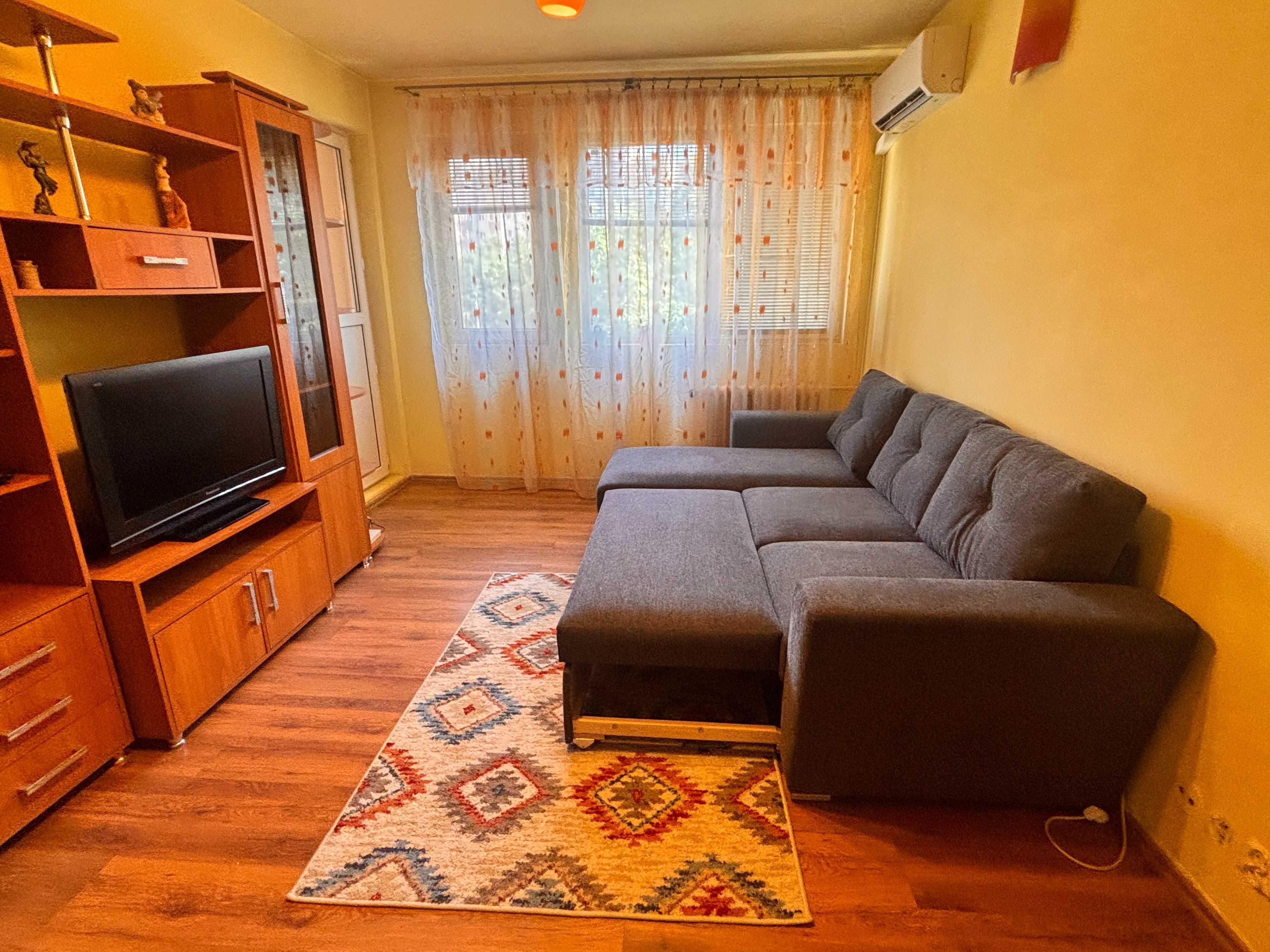 Apartament 2 camere, de inchiriat, complet mobilat, chiar lângă metrou Gorjului