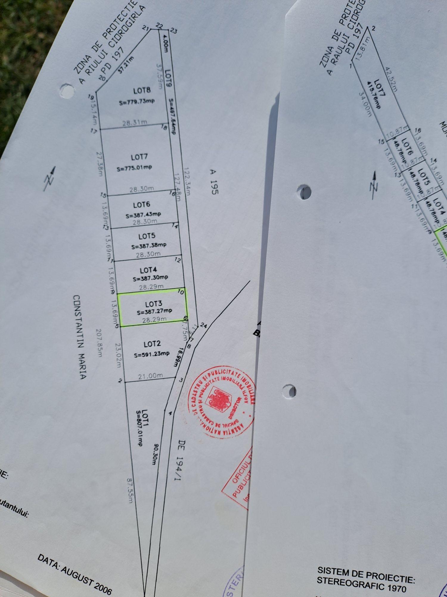 Teren de vanzare Clinceni strada Mierlei