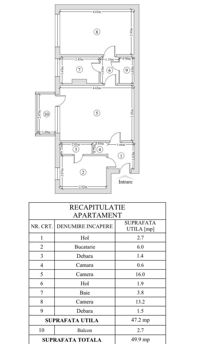 Proprietar - 2 Camere Tătărași Flora, Etaj 1, DOAR CASH (Vizionări August)
