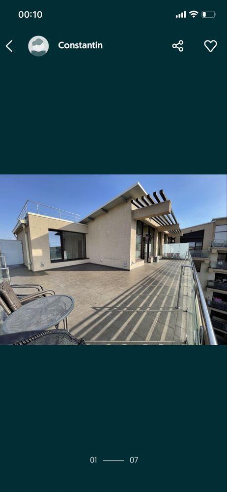Proprietar, închiriez apartament 3 camere cu terasa Exclusive Residence Copou