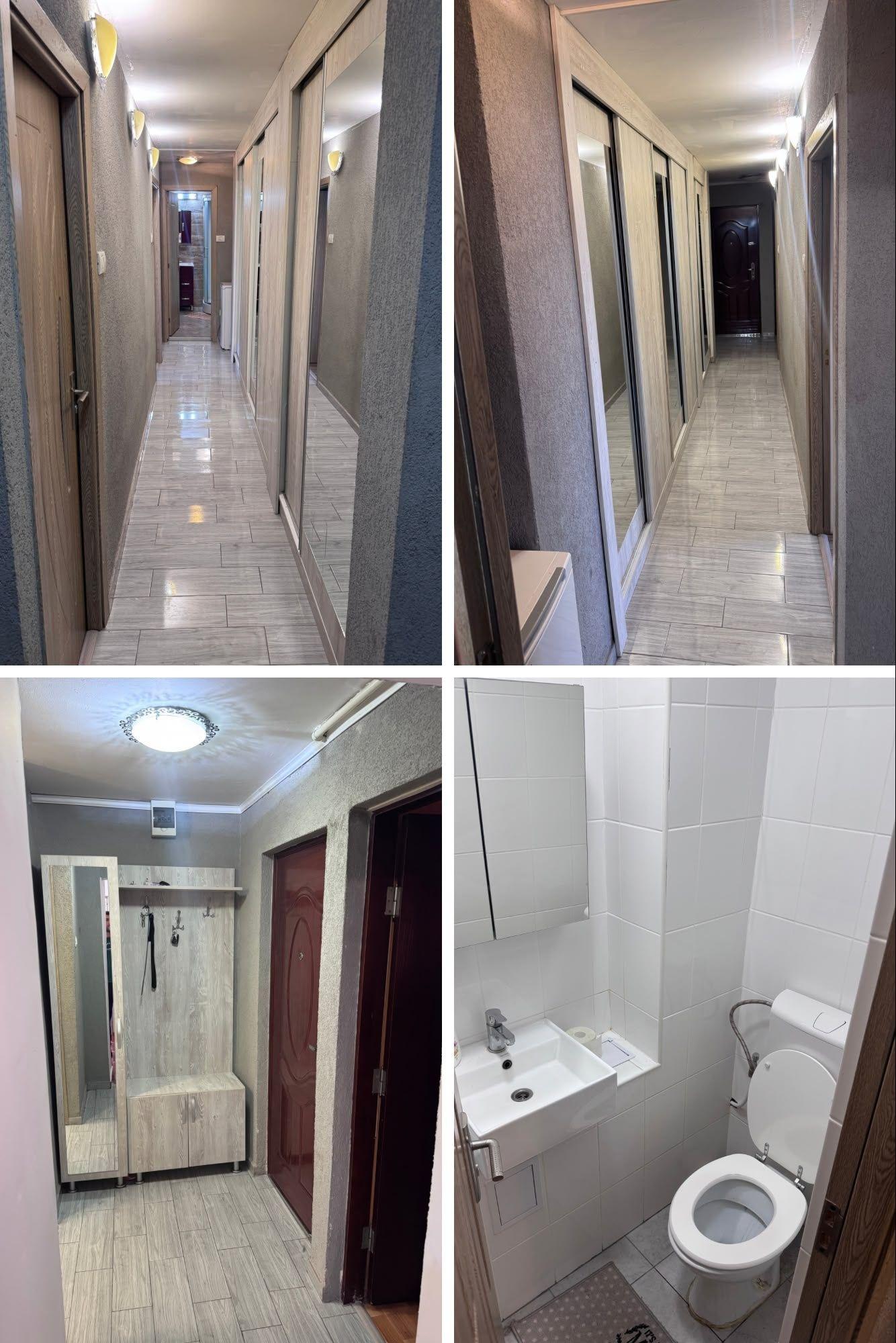 Apartament 3 camere , 2 bai , balcon inchis , 88mp , zona Alfa