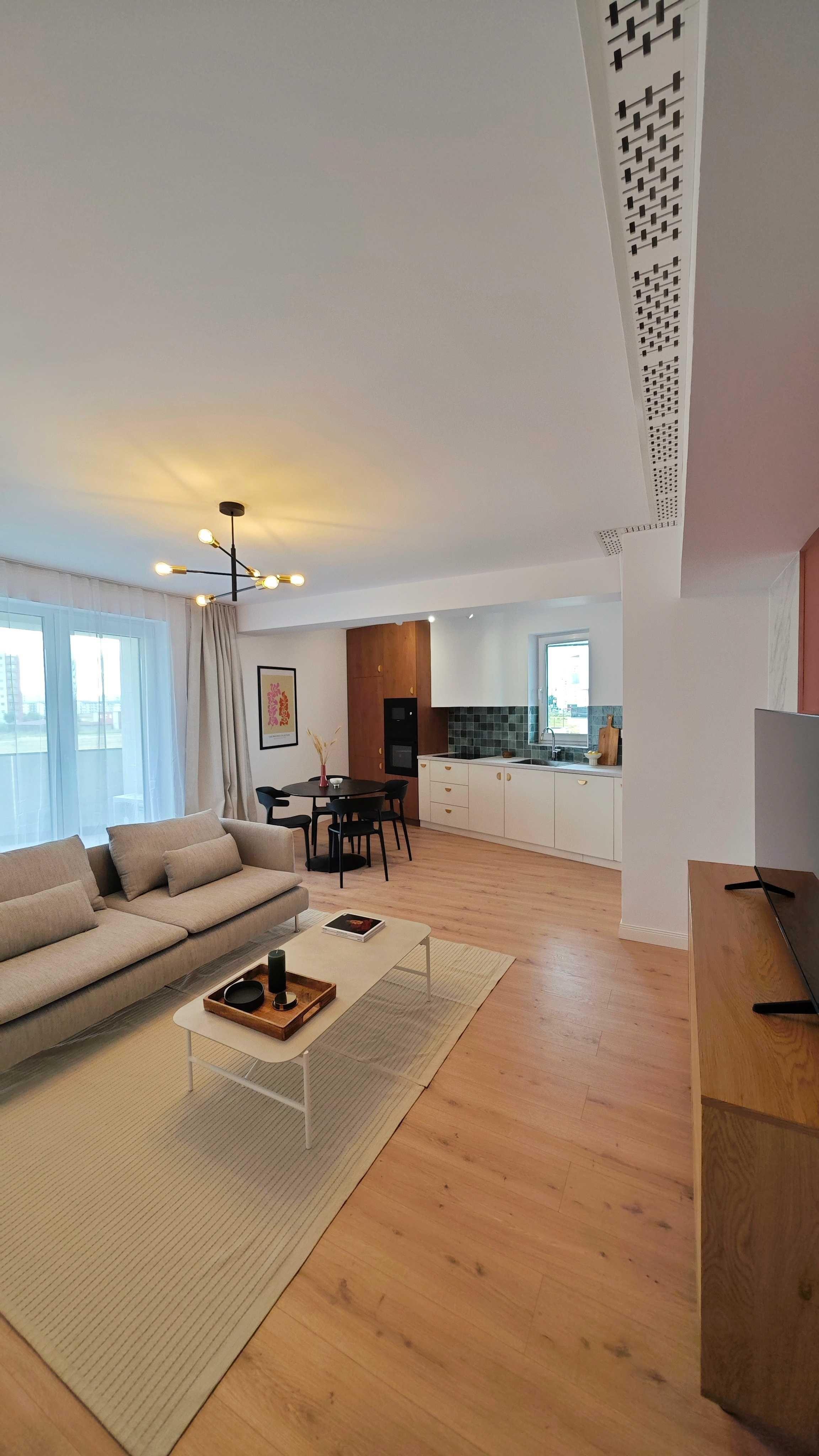 Apartament premium 3 camere – Prima închiriere | 74 mp utili | 2 băi | 2 balcoane | Evolution Apartments Sibiu