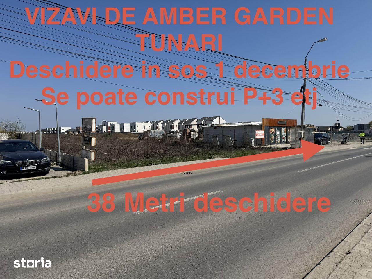 Teren Tunari 23.000mp 38m deschidere la soseaua Tunari  Amber Gardens