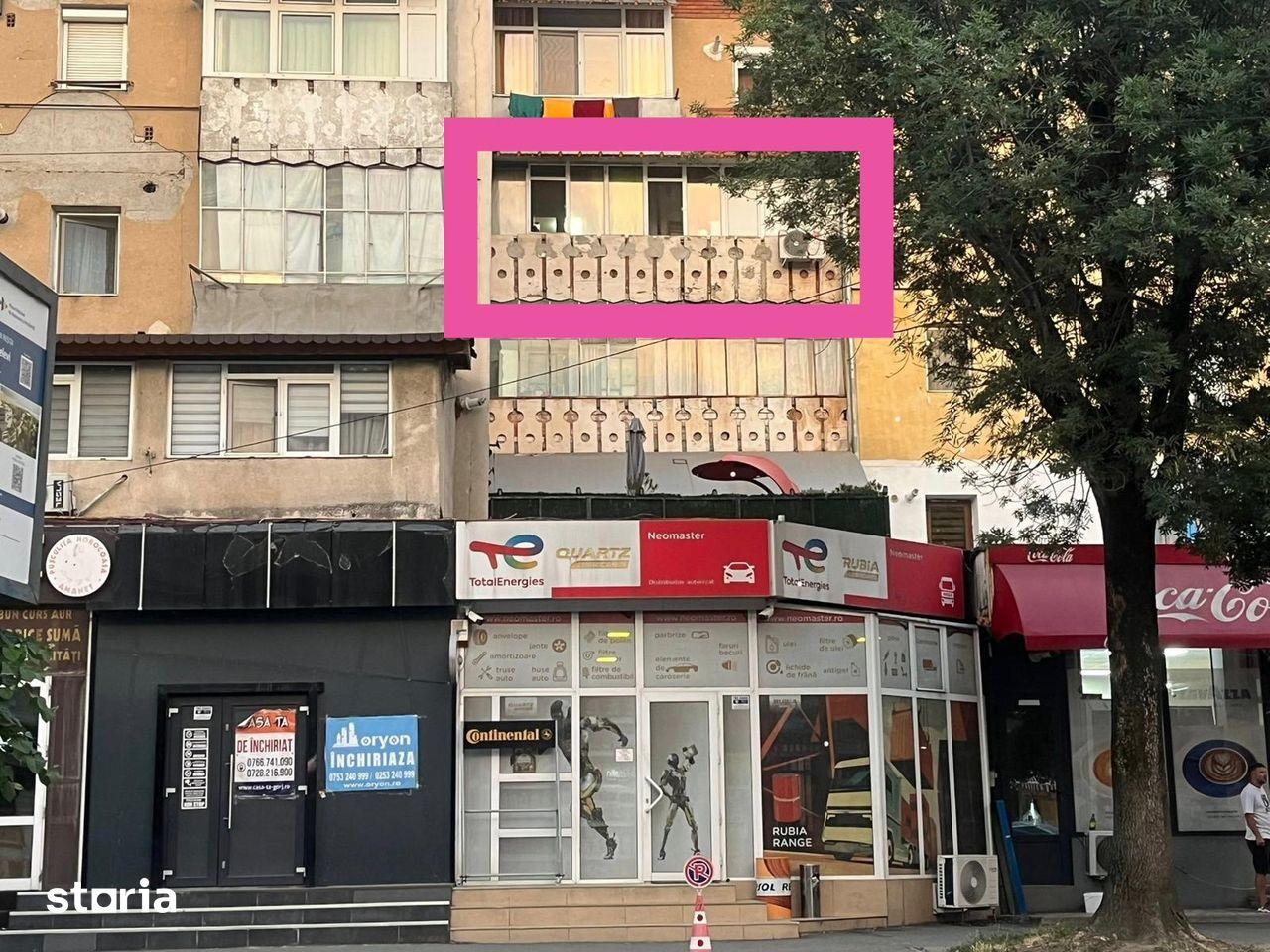 Apartament 3 camere Strada Victoriei, balcon și centrala proprie