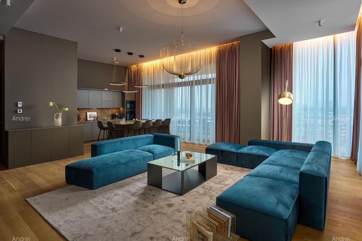 Proprietar | Penthouse One Herăstrău Towers | 3 camere | Mobilat | 2 Locuri Park - imagine 1