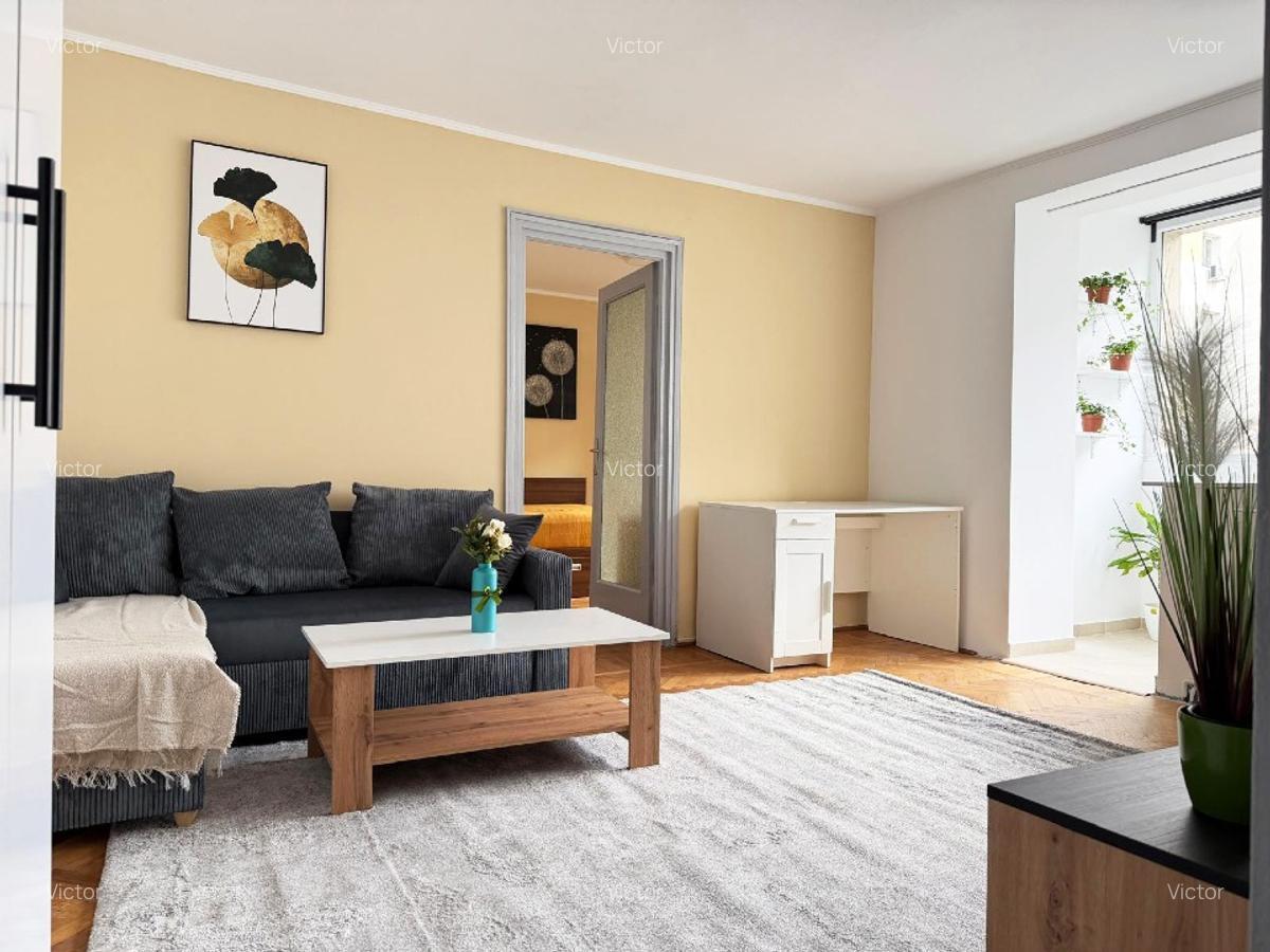 Apartament doua camere Stefan cel Mare 40, Metrou 5 min, Centrala termica