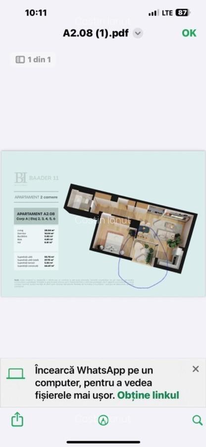 Apartament 2 camere Bega Homes
