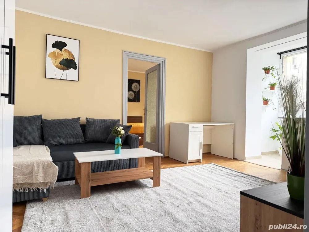 Apartament doua camere Stefan cel Mare 40, Metrou 5 min, Centrala termica