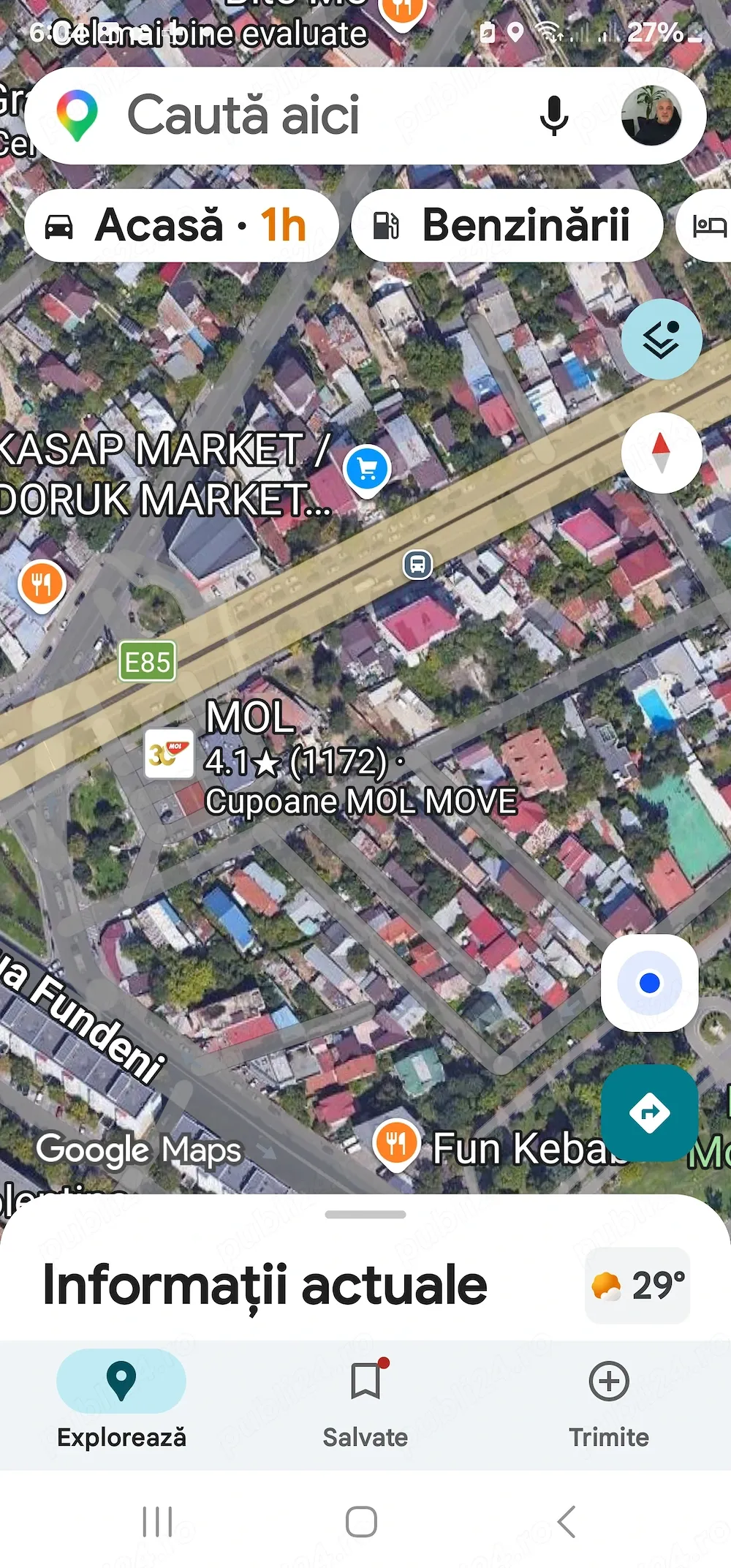 Vand proprietate casa cu teren