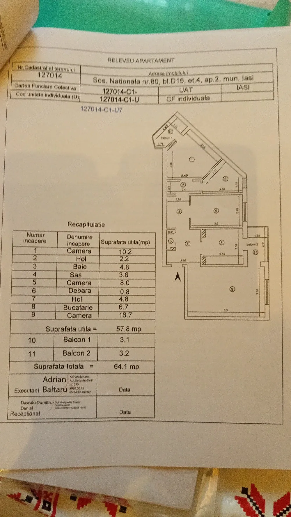 Vanzare apartament