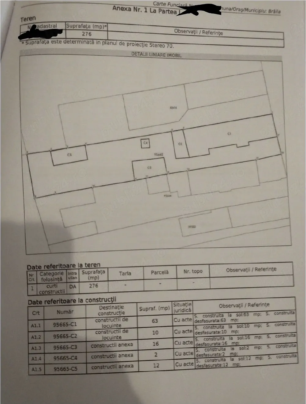 De vanzare casa cu teren fara agentii