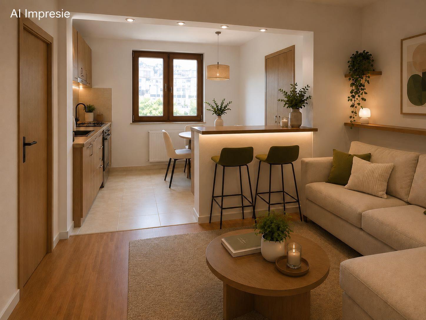 UNIC: Apartament 2 camere, etaj 2 (din 3 etaje), luminos! Fără intermediari. - imagine 1