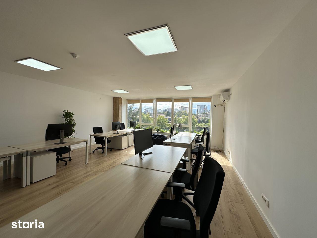 Birou de închiriat în spațiu de coworking (Hub) – Brașov, zona Coresi - imagine 1