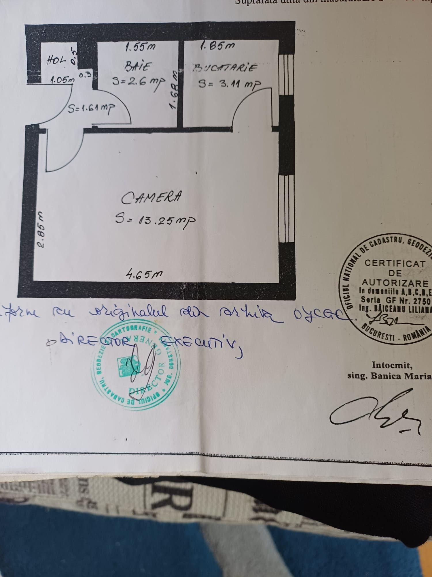 Garsonieră de vânzare – Viile Noi | Parter