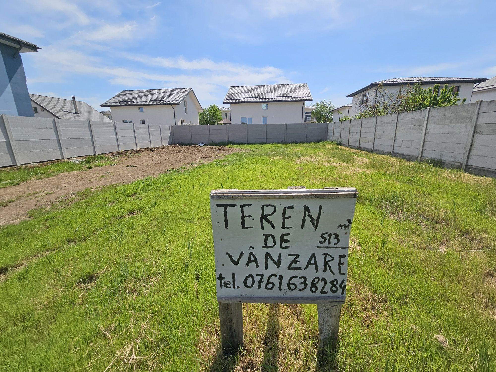 Teren intravilan in Berceni, 513 mp, aproape de centru