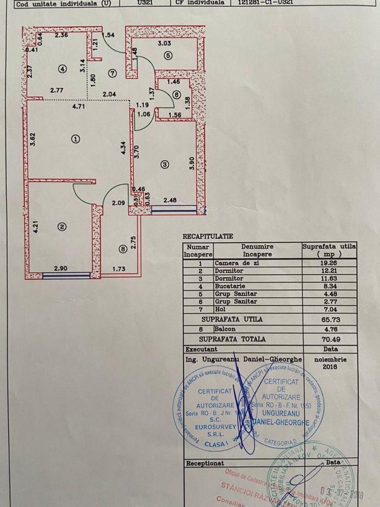 3 camere inchiriere+ parcare inclusa, direct propietar ! - imagine 1