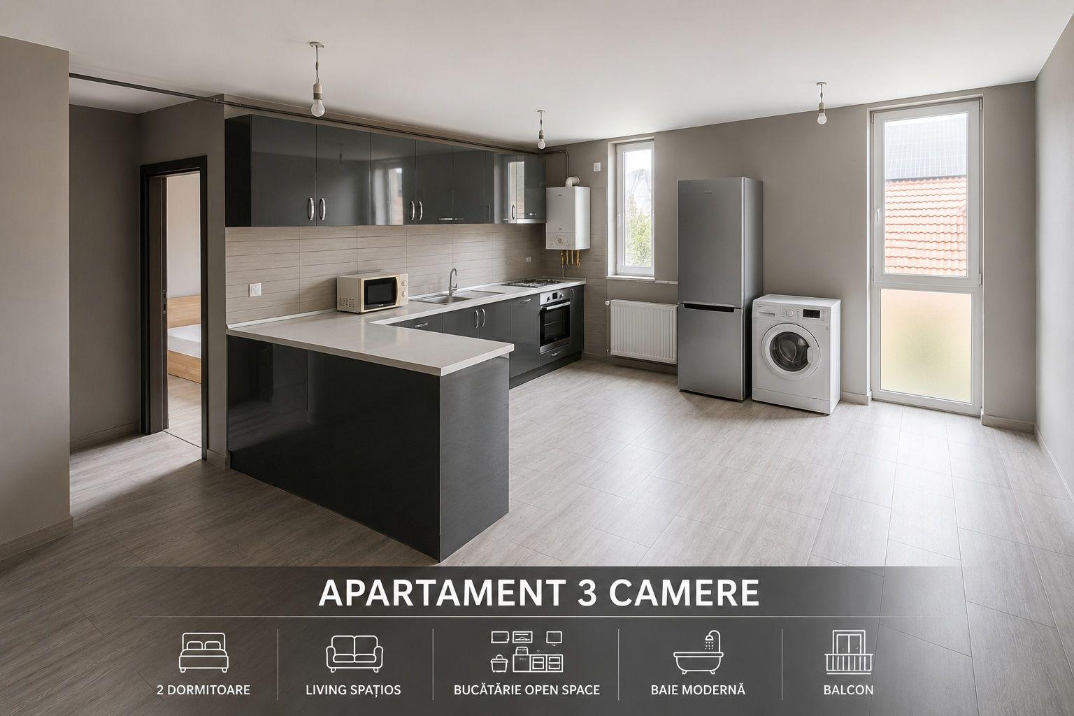 Apartament 3 camere + garaj | Etaj 1 | Str. Brândușelor 59 | Baia Mare - imagine 1