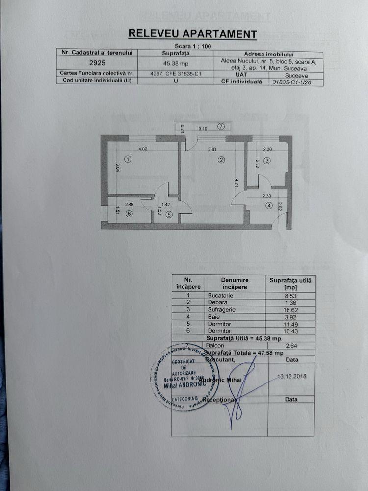 Apartament 2 camere centru