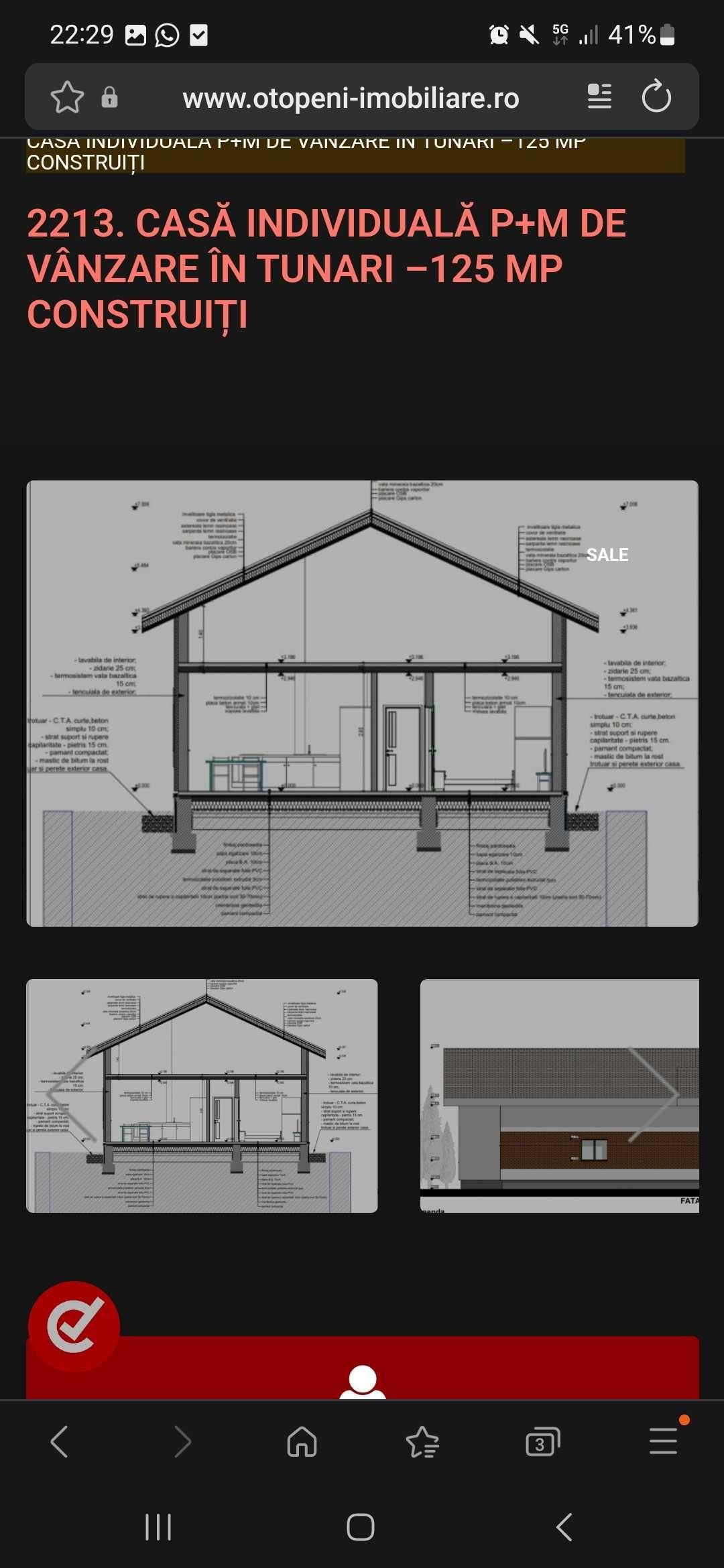 Casa individuala la rosu Tunari - imagine 1