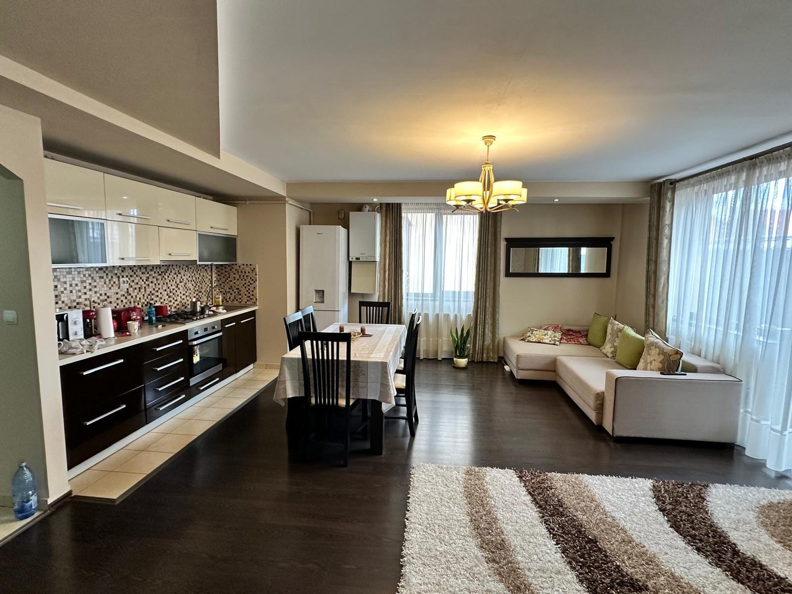 Apartament 3 camere, Str Zimbrului , ultracentral, etaj 1, bloc nou, parcare subterana, complet mobilat si utilat - imagine 1
