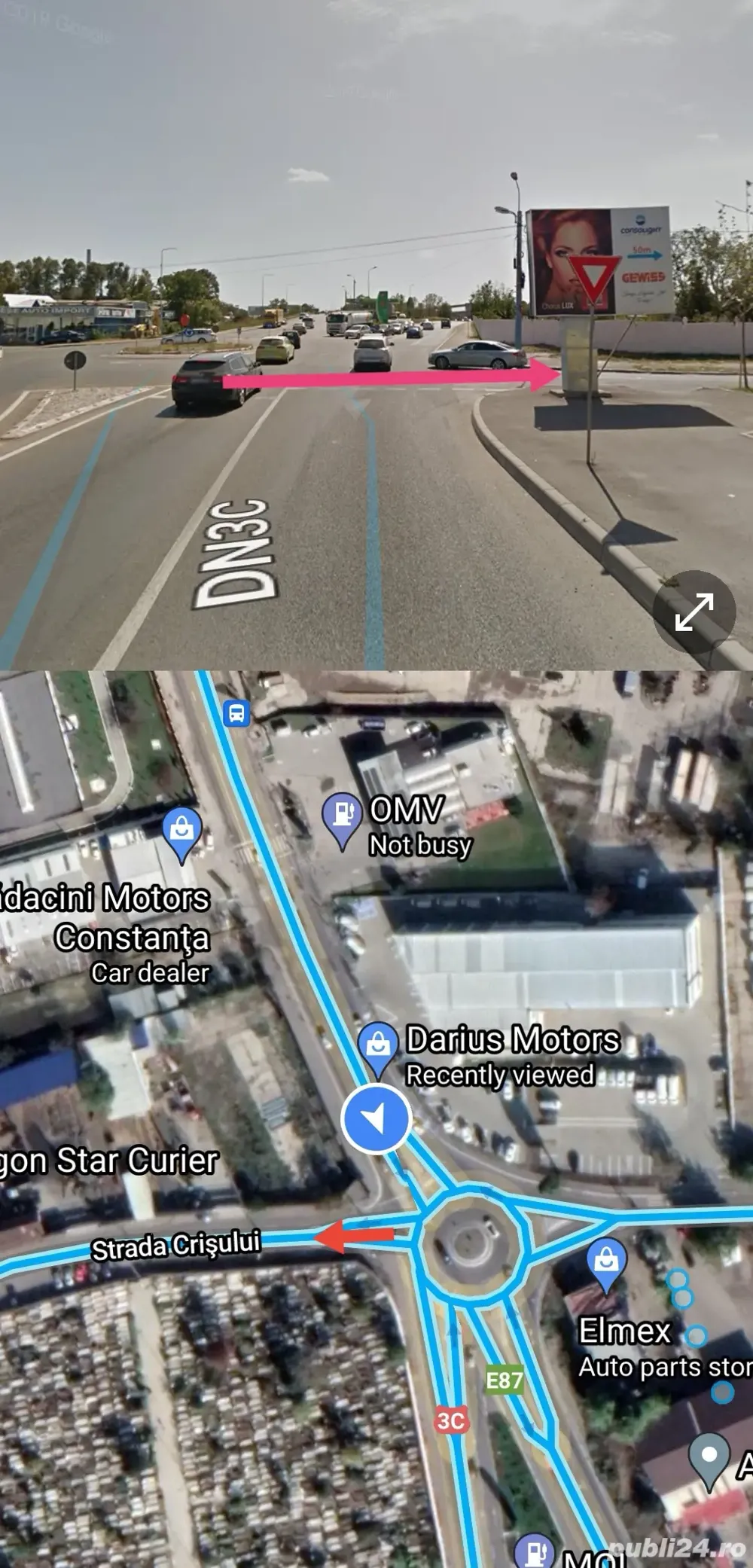 Teren extravilan 25600 mp strada crisului, constanta