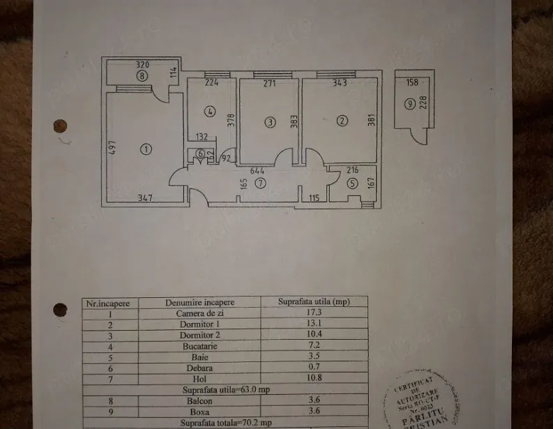 Apartament 3 camere