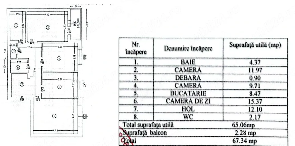 Apartament 3 camere Nicolina