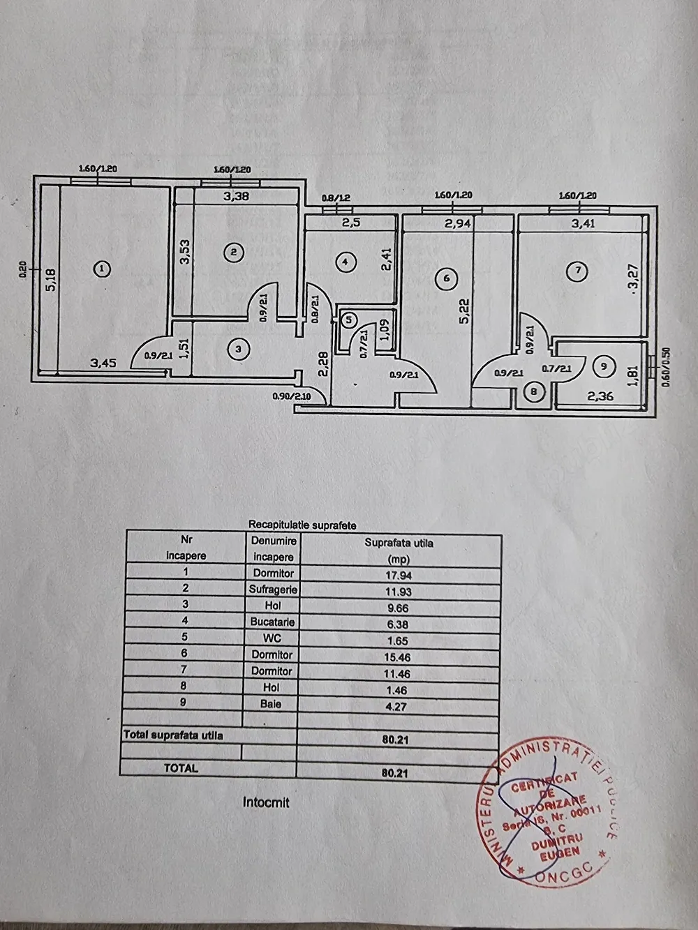 Apartament 4 camere