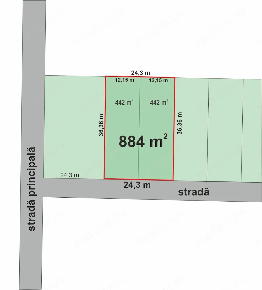 884 mp intravilan în Sibiu zona Dealul Sibiului | Direct de la proprietar | 42.900