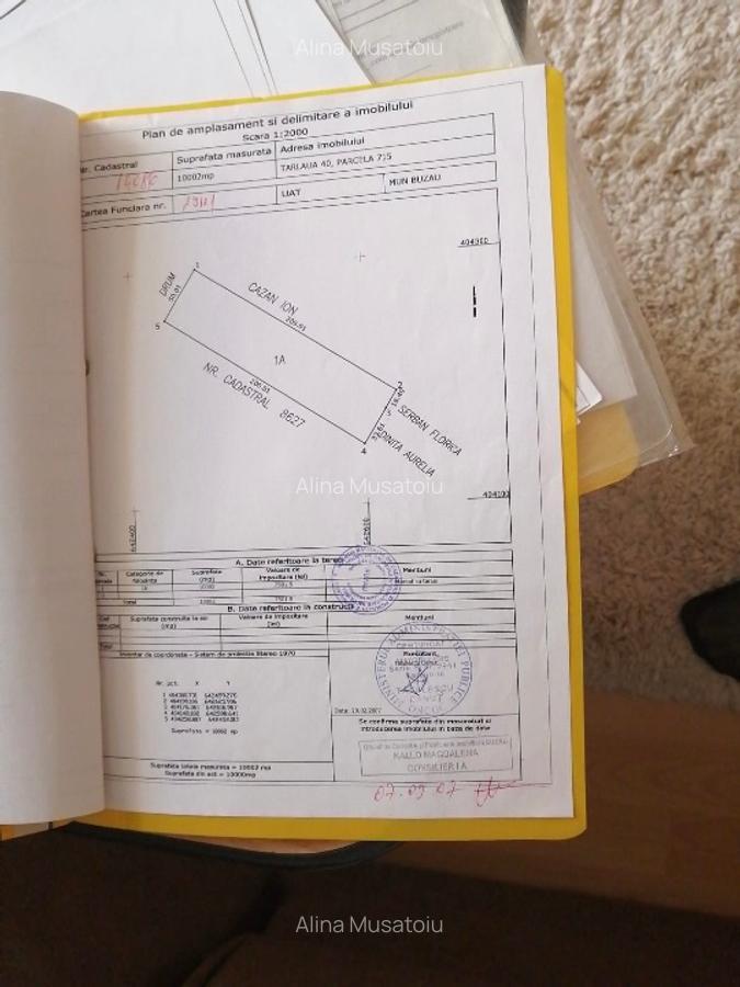 Teren intravilan de vânzare  10.000m2 , Buzău, sos Spătarului