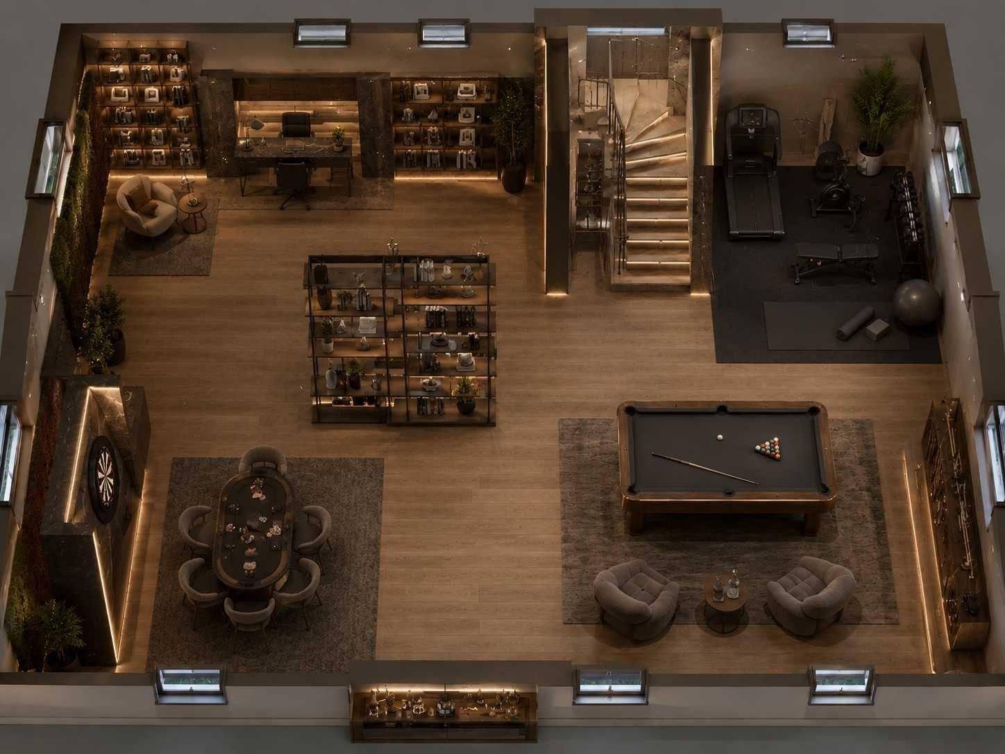 Casă individuală LUX 320 mp – mansardă fitness, gaming și birou – demisol cramă și SPA – 7-9 km de centrul Clujului – personalizabilă