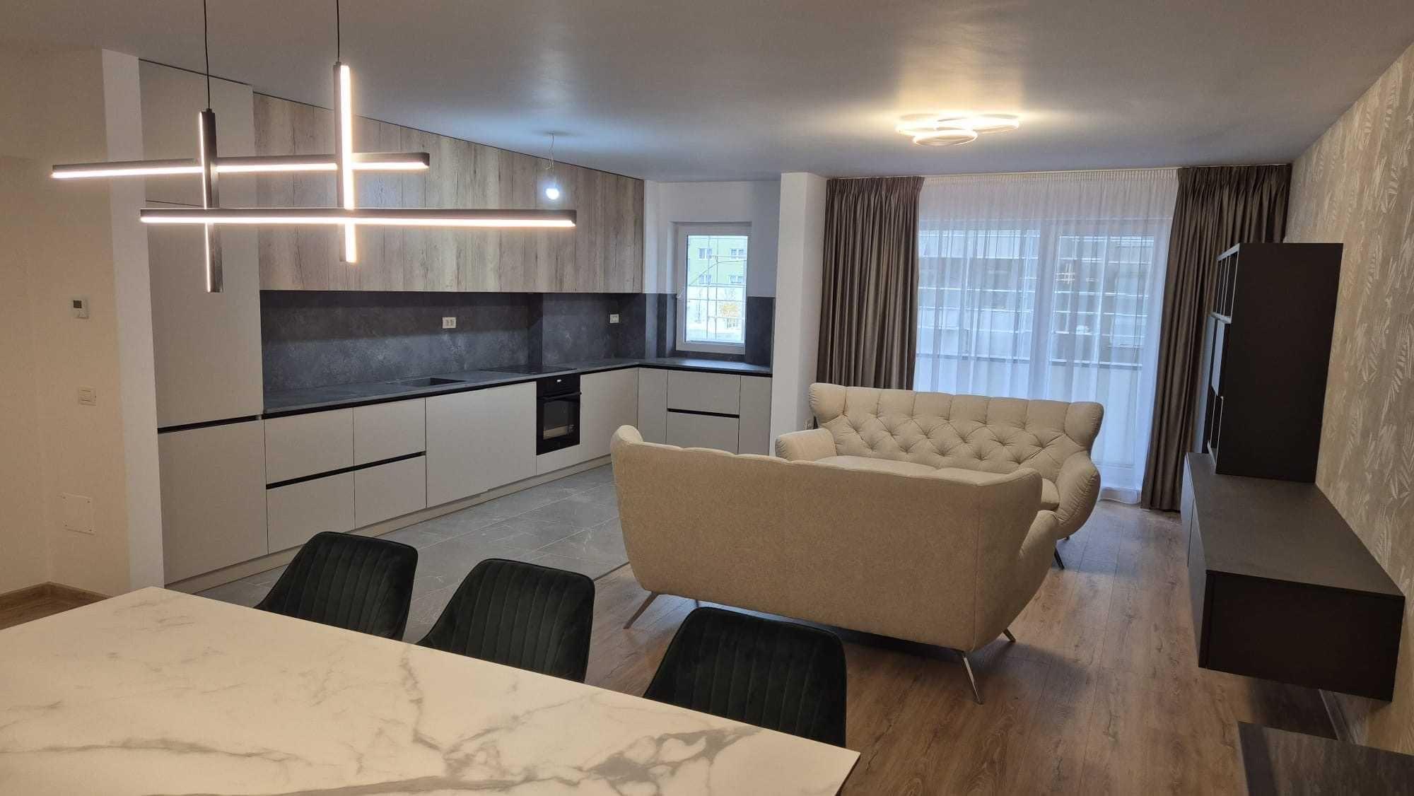 Apartament cu 3 camere complet mobilat si utilat In Tractorul