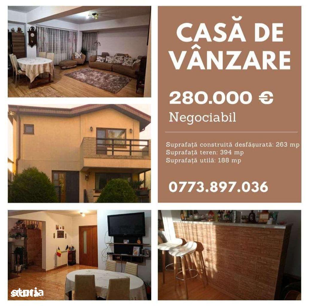 Casă/ Vilă cu curte generoasă, mobilată și utilată complet 188 mp