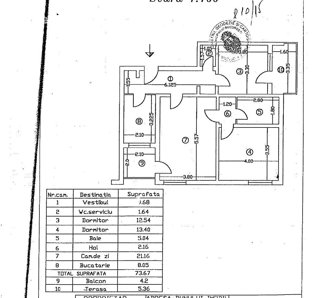 Inchiriez apartament 3 camere Ferdinand - imagine 1