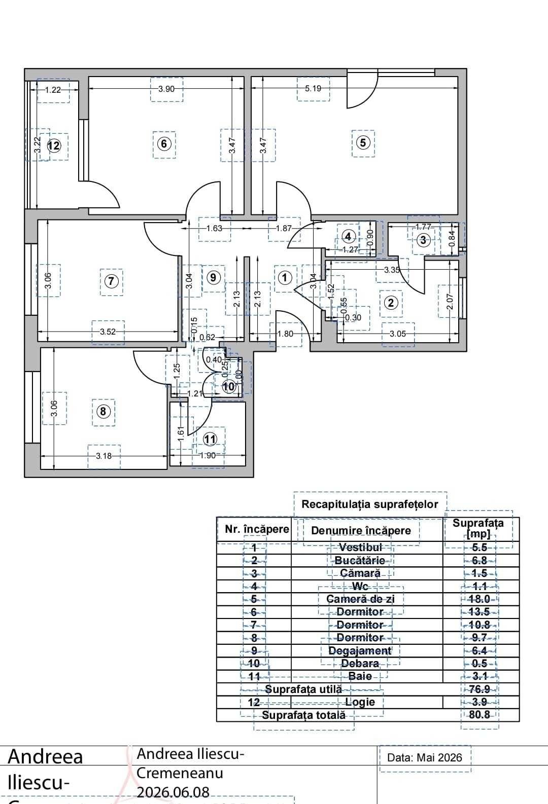 Vanzare 4 camere decomandate-Piata Rahova