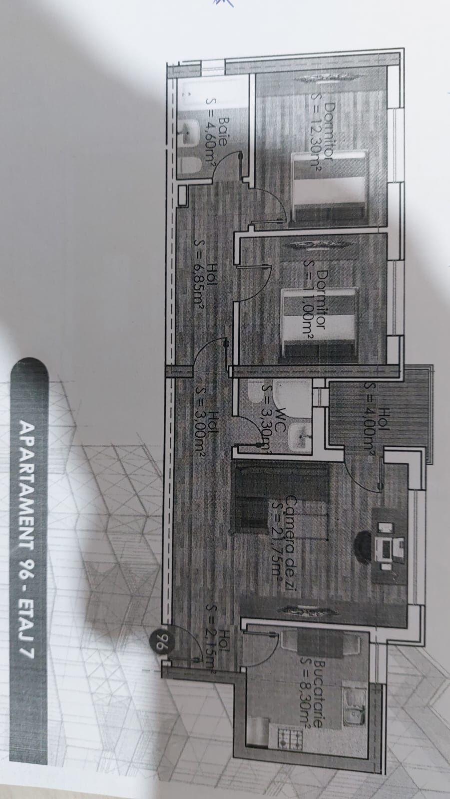 Apartament 3 camere 77m direct proprietar,sector 6 bloc 2020 - imagine 1