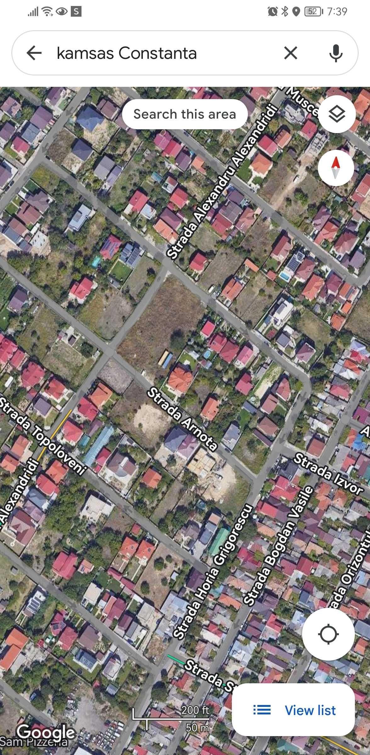 Teren intravilan zona Kamsas