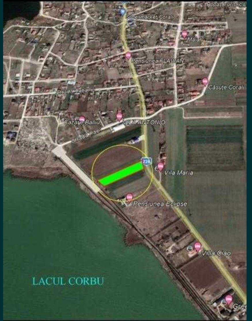 Proprietar loturi intravilan intre lac Corbu si DJ Constanta si rate.