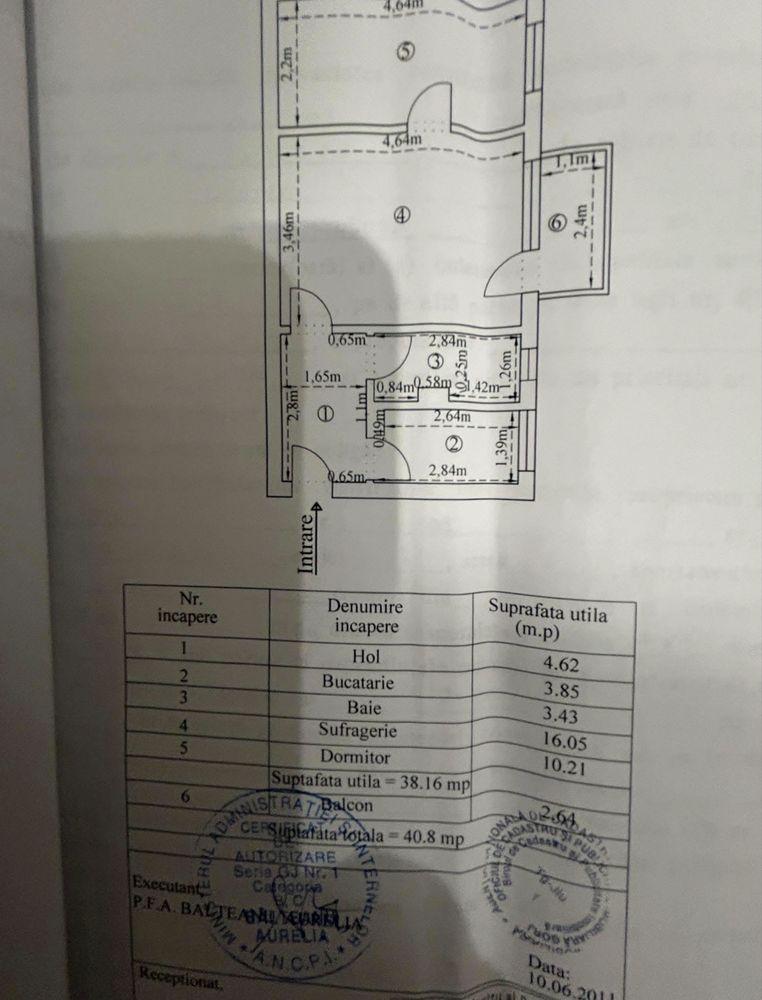 Vand apartament 2 camere zona Spiru