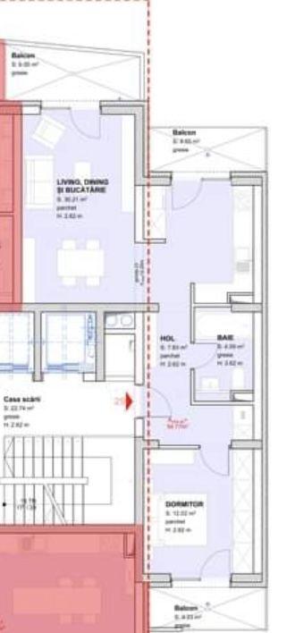 Apartament 2 camere | Parcare subterana | Mon Jardin Residence | Str. Soporului 29 | Cluj-Napoca