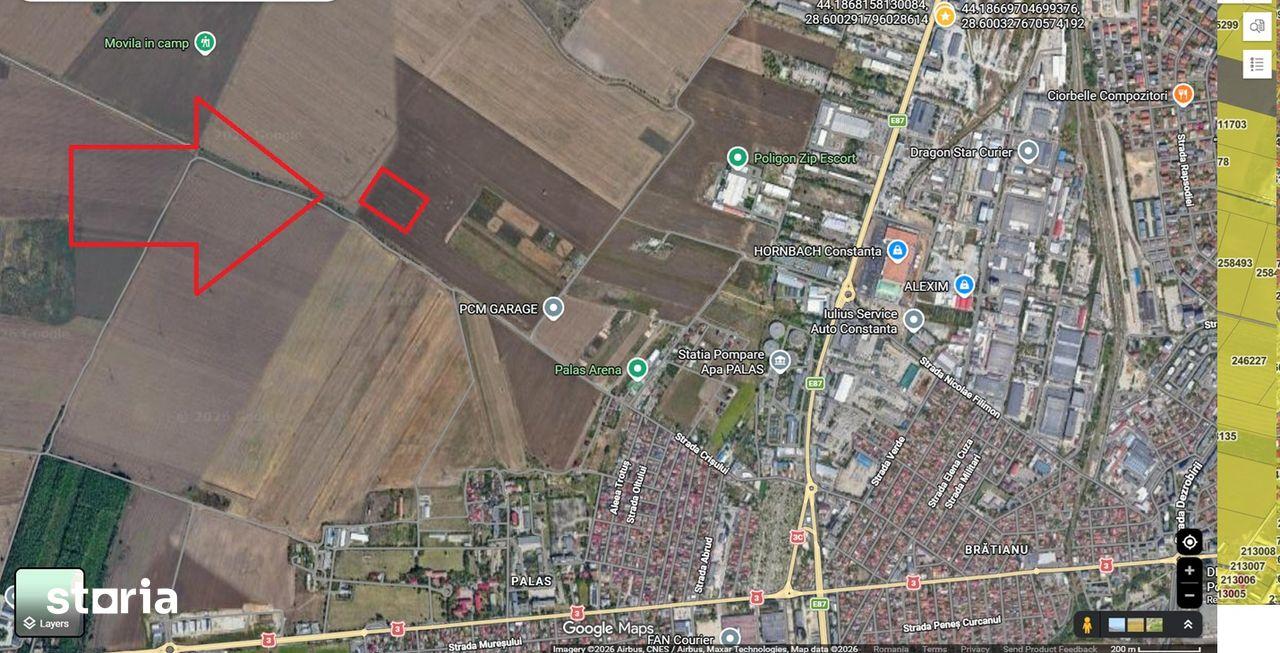 Potențial Industrial/Trecere in intravilan Constanța - Str. Crișului