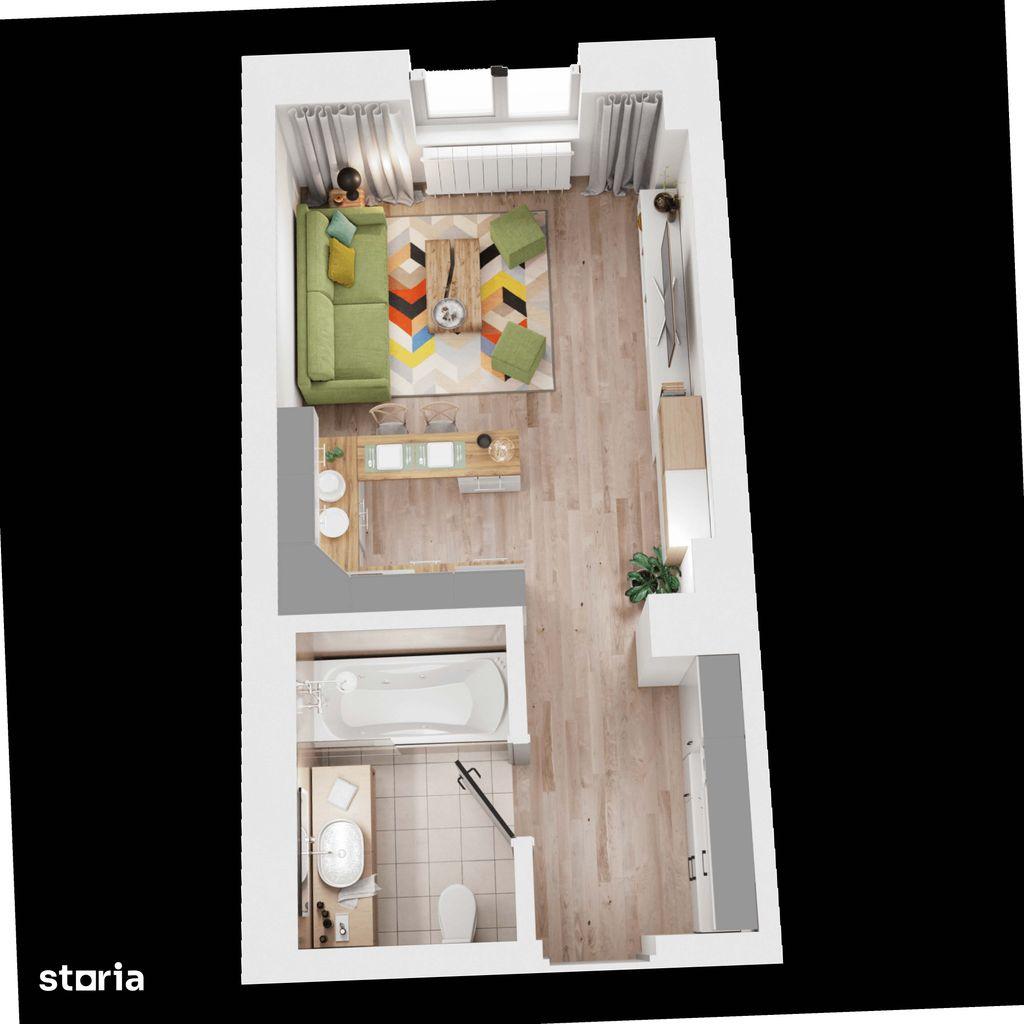 Garsoniera RIN Grand Residence - et. 8/13 - ideala investitie