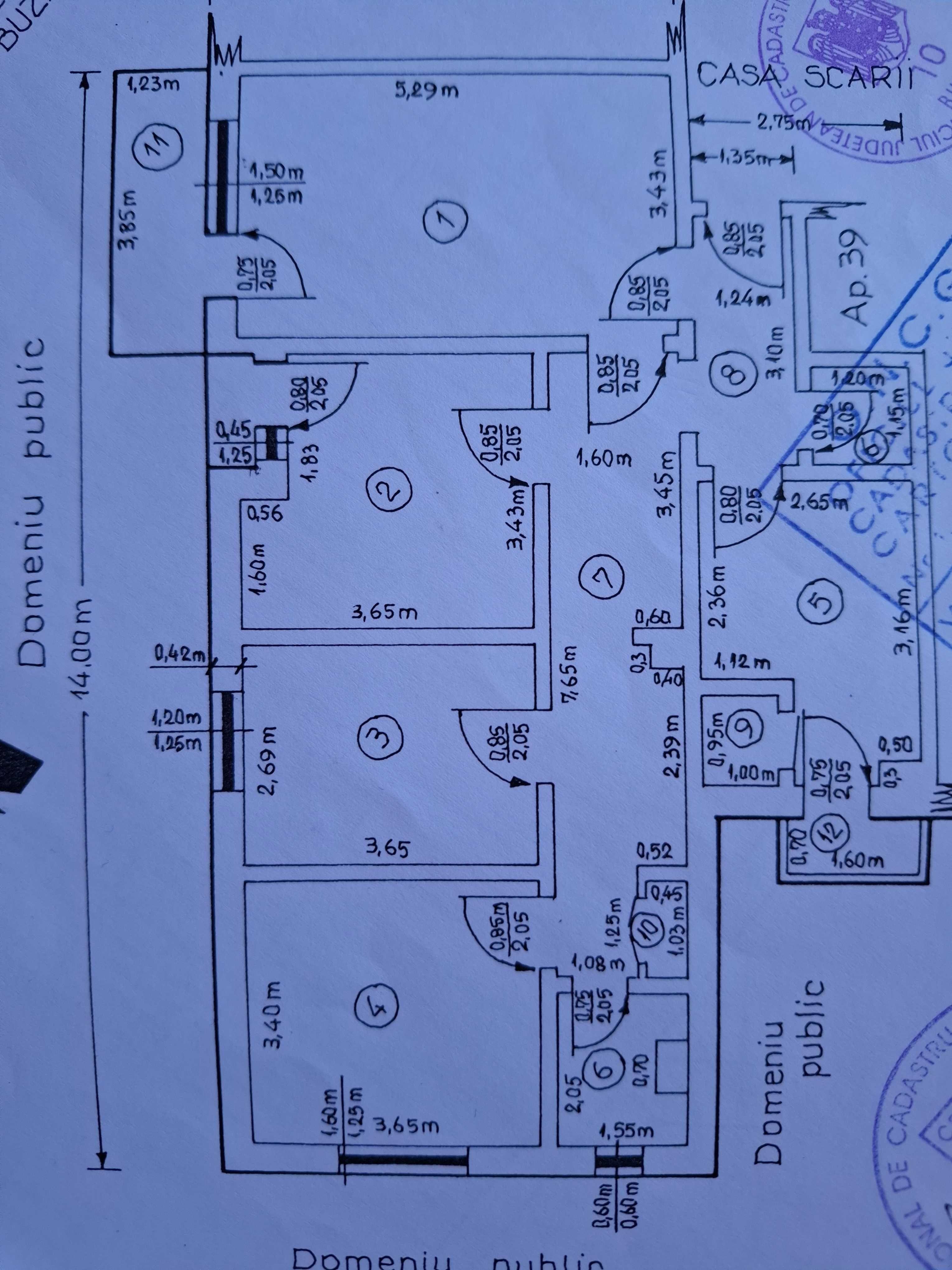 Apartament cu 4 camere,strada Bistritei 32,ultracentral