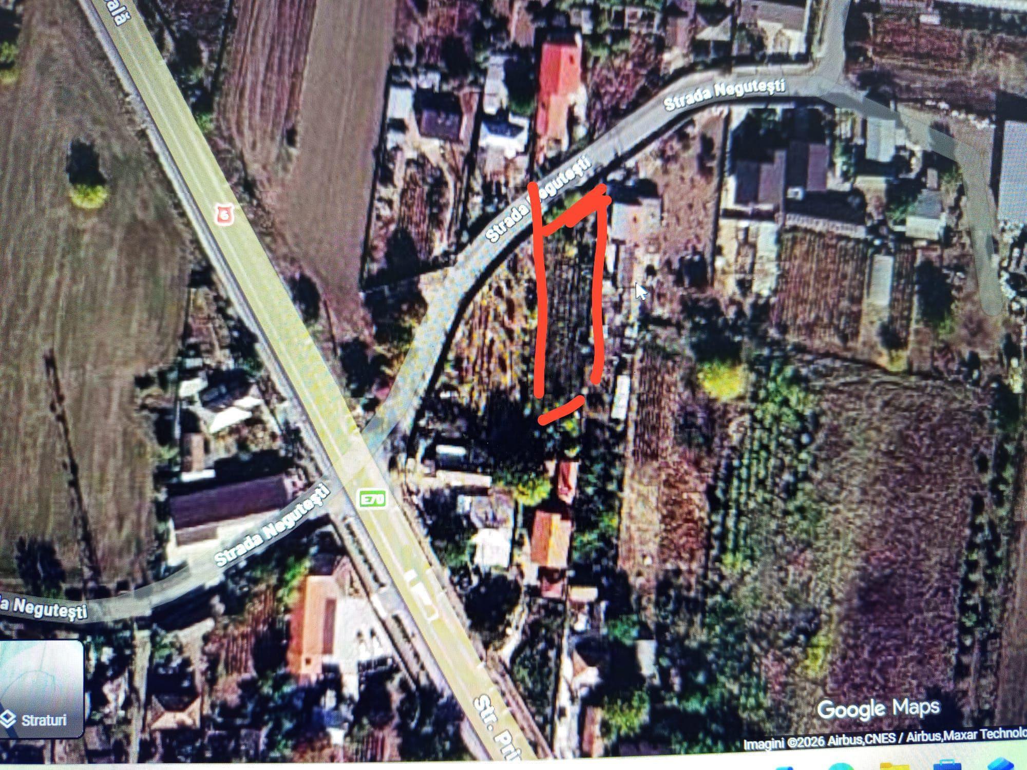 Teren intravilan 870 mp de vânzare  - Comuna Leu, Dolj, intrare dinspre Craiova, aproape de strada principala